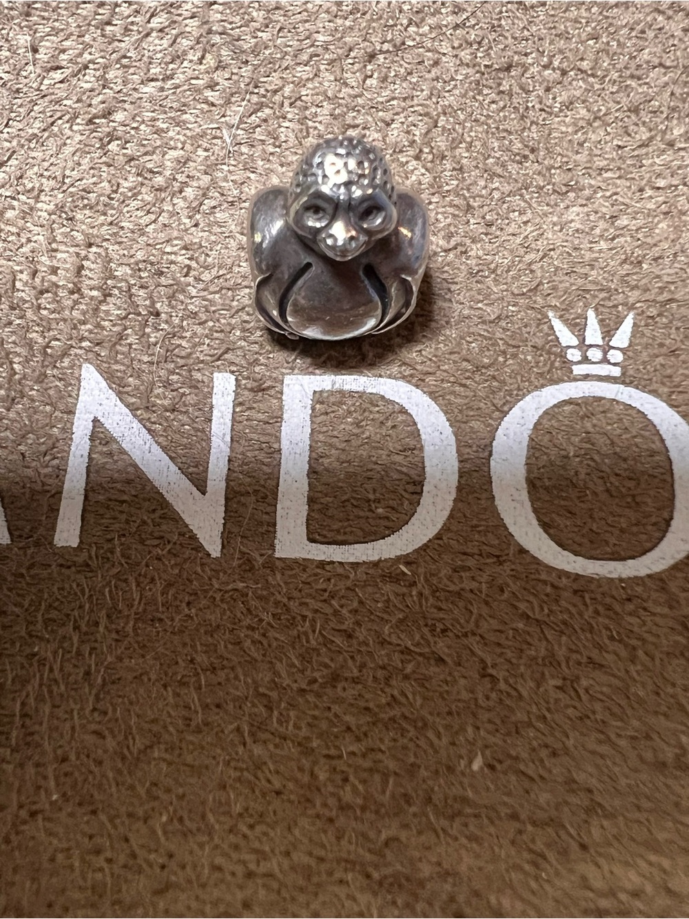 PANDORA Spotted Head Penguin Charm, Retired #790423